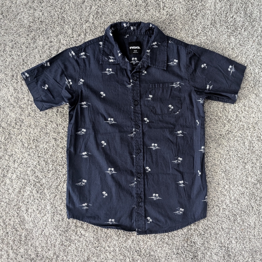 Boys RSQ Isles short-sleeve button-up shirt